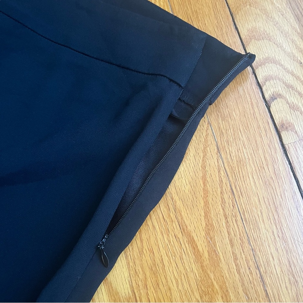 ARITZIA Babaton Lincoln Black Wide Leg High Waisted Trouser Pants Size 10 - Picture 5 of 8